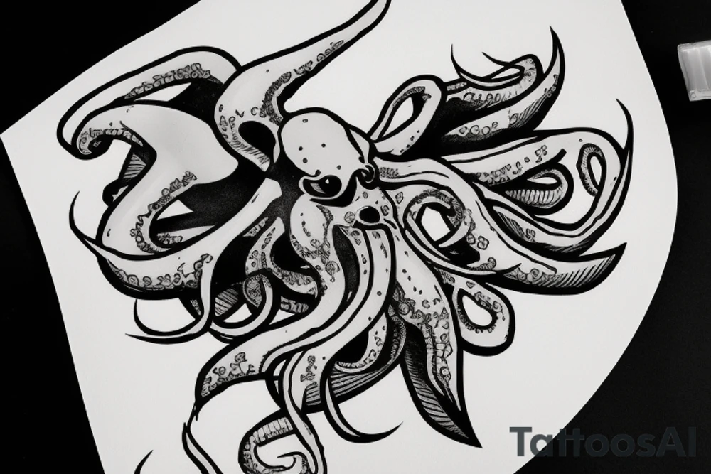Spawn killer squid tattoo idea
