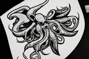 Spawn killer squid tattoo idea