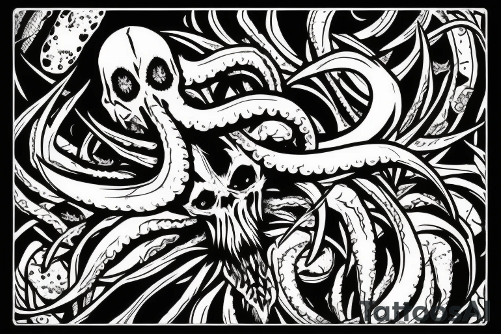 Spawn of satan comic 
 killer squid tattoo idea