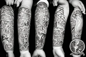 Comic book spawns fighting 
 killer squid tattoo idea