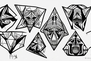 Piramids taurus ufos life tattoo idea