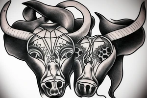 taurus ufos tattoo idea
