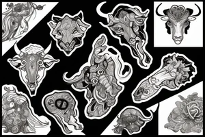 taurus tattoo idea
