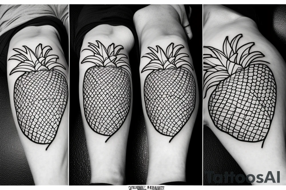 pineapple apartment tattoo idea
