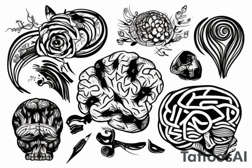 Brain tattoo idea