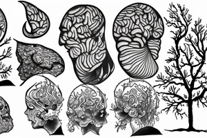 Brain 
Spirituality 
Artist 
Moon 
Fire 
Oak tree tattoo idea
