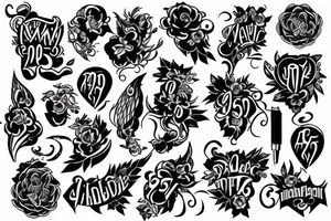 29 May 2006 and 25 January 2023 tattoo idea