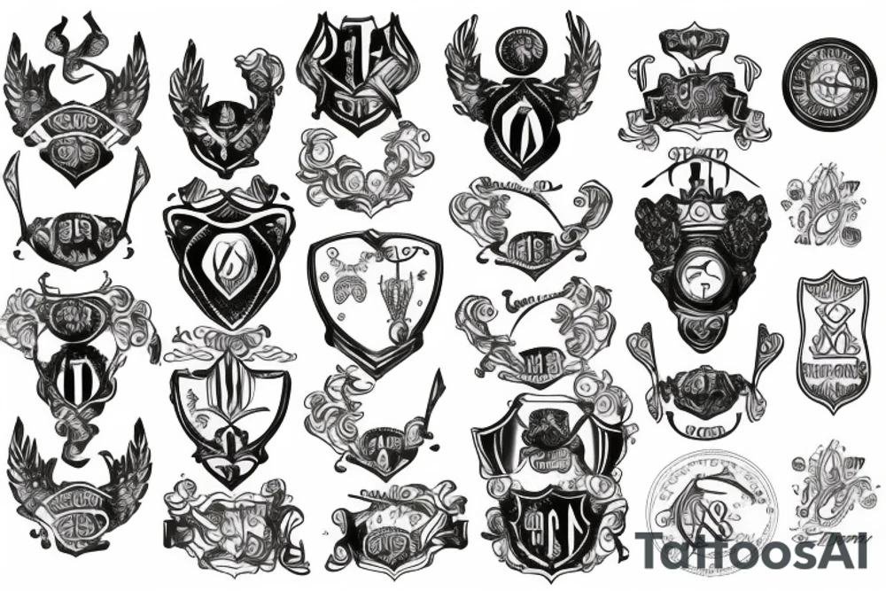 Coat of arm tattoo idea