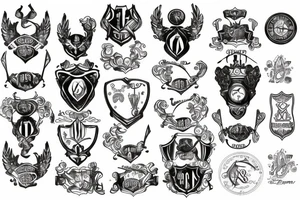 Coat of arm tattoo idea