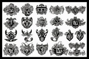 Coat of arm tattoo idea