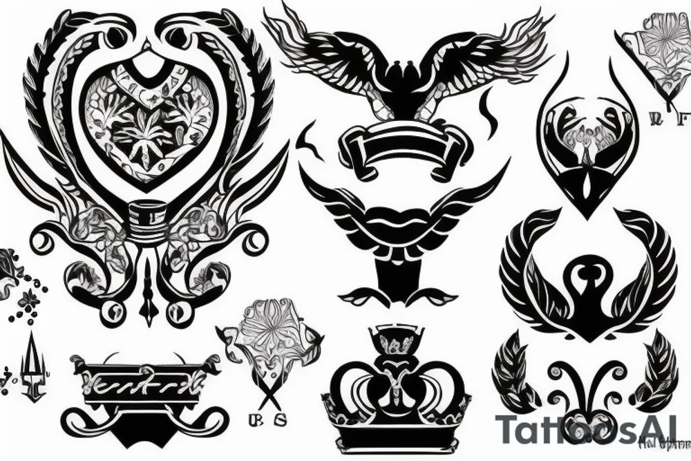 Coat of arm tattoo idea