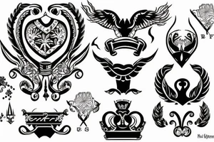Coat of arm tattoo idea