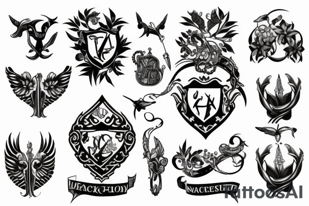 Coat of arm tattoo idea
