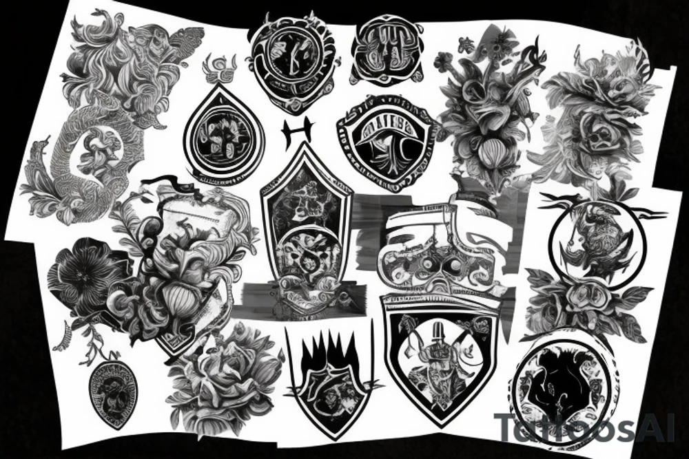 Coat of arm tattoo idea