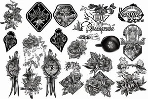 House mount river forest tattoo idea