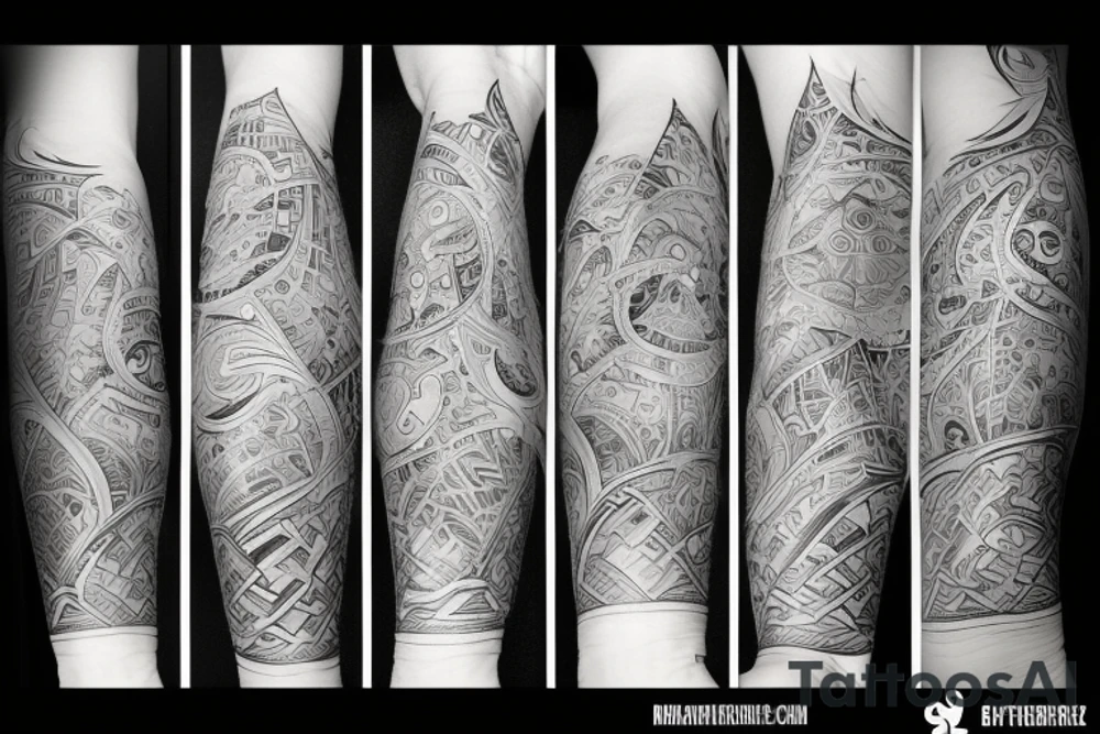 quantum and fitness tattoo idea