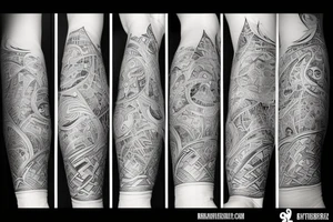 quantum and fitness tattoo idea