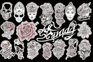 Grand children names tattoo idea