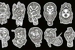 kazakh ornaments tattoo idea