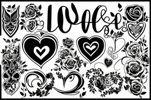 Heart opens to love tattoo idea