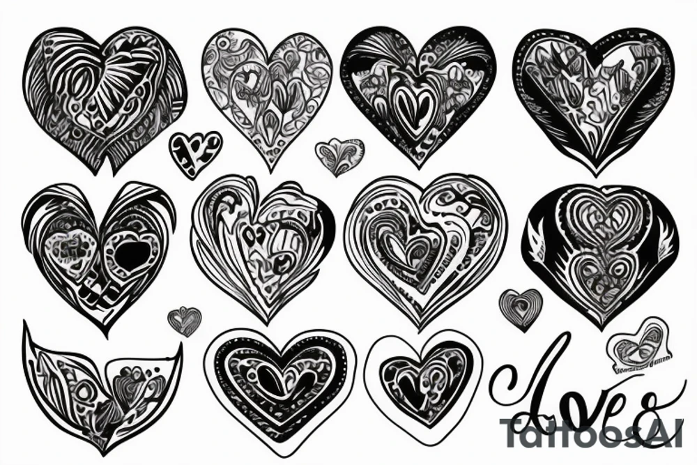 Heart opens to love tattoo idea