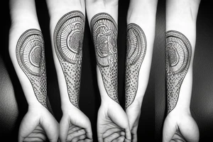 The soul opens a passage for love, interpenetration and honesty tattoo idea