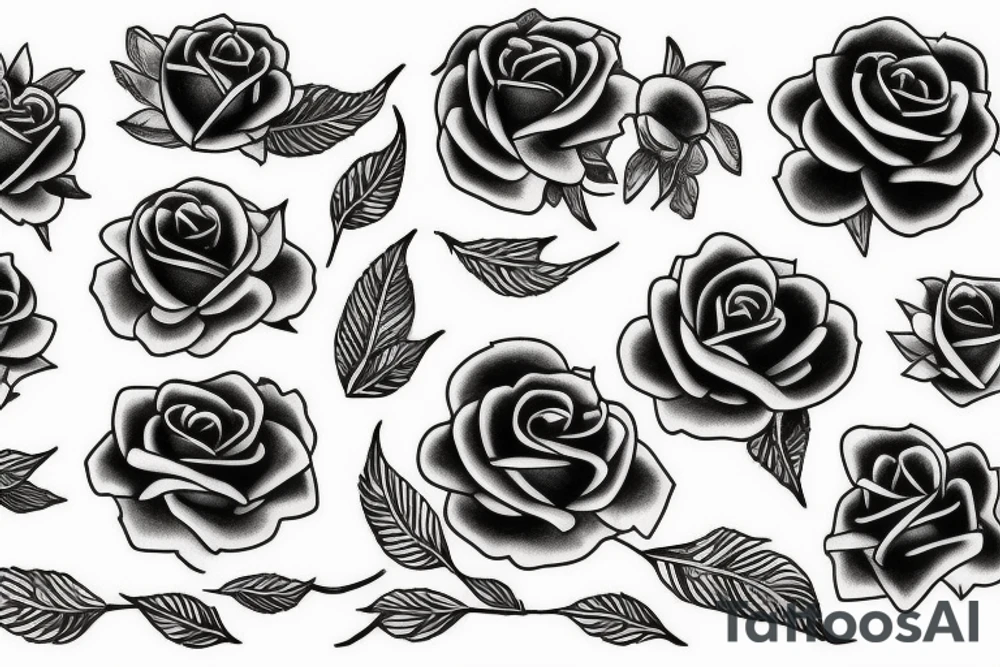 men-yoroi and roses tattoo idea