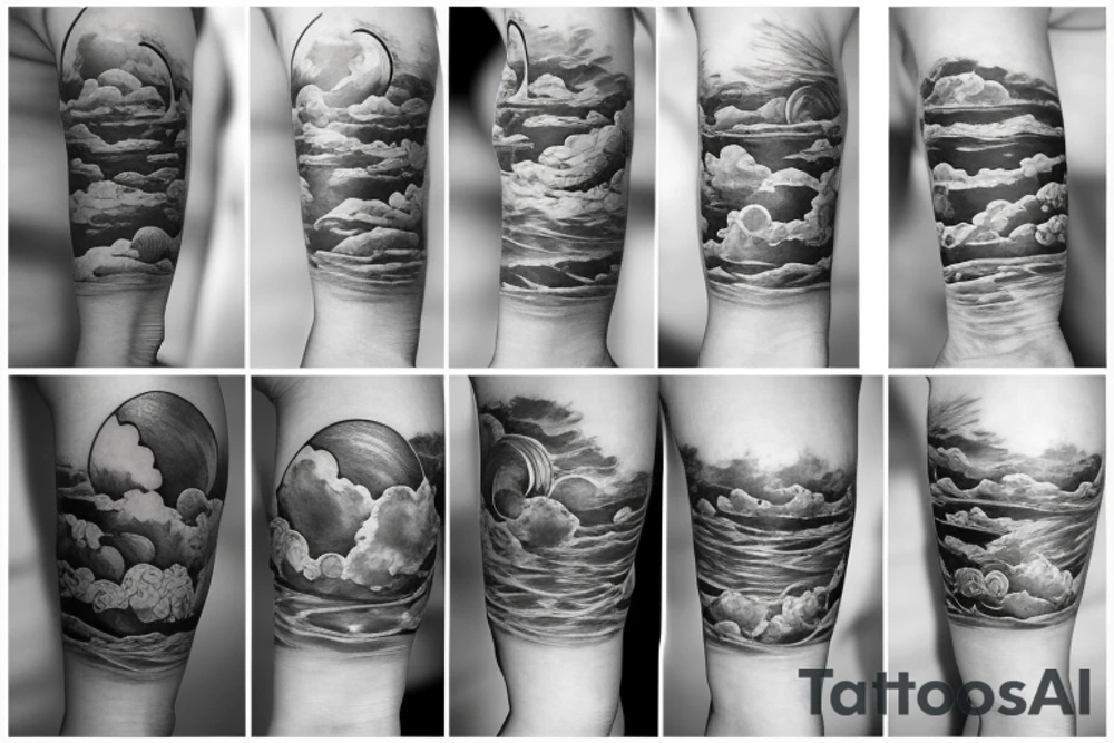 Clouds tattoo idea