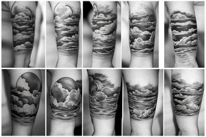 Clouds tattoo idea