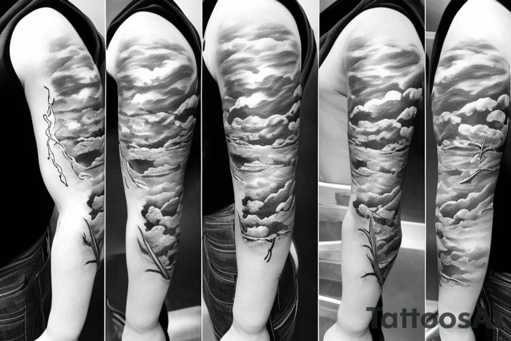 Clouds tattoo idea