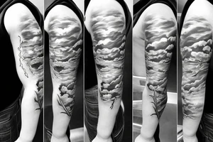 Clouds tattoo idea