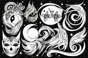 Moonlight tattoo idea