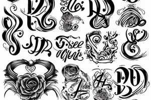 T.D.L written in smoke tattoo idea
