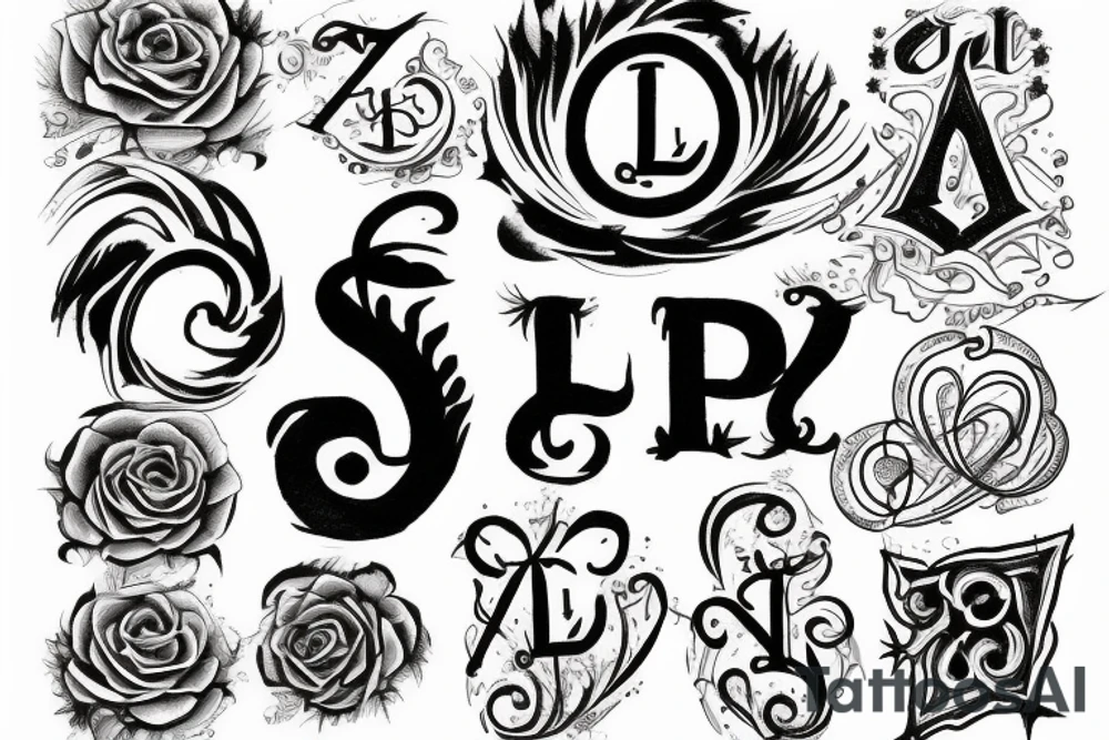 T.D.L written in smoke tattoo idea