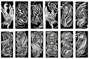 Phoenix tattoo idea