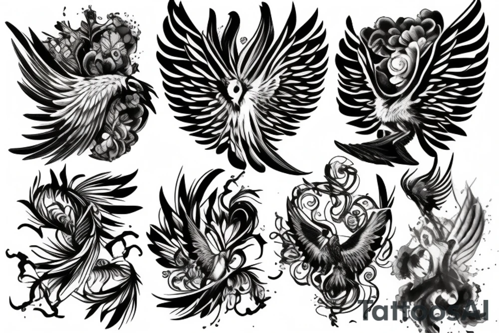 Phoenix tattoo idea