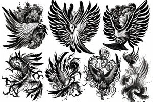 Phoenix tattoo idea