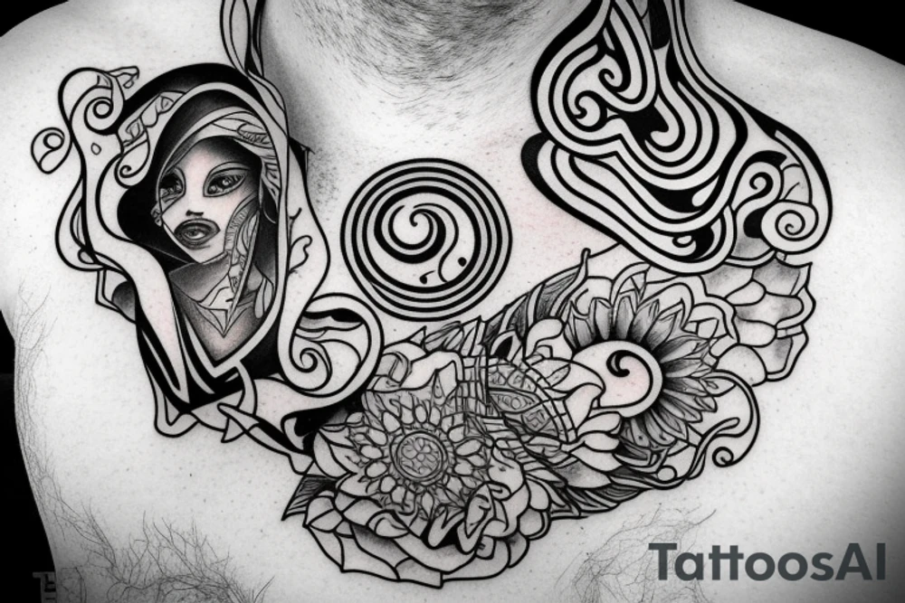 Aquarius collar bone tattoo tattoo idea