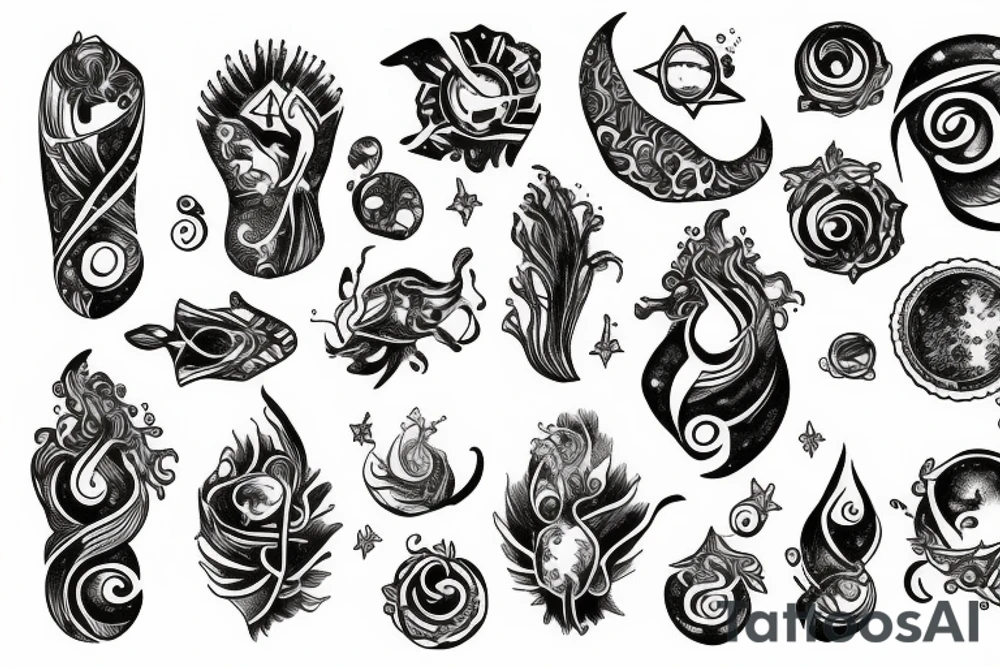 Aquarius tattoo tattoo idea