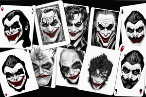 joker joaquin phoenix dice cards why so serious tattoo idea