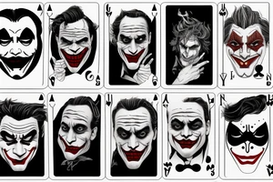 joker joaquin phoenix dice cards why so serious tattoo idea