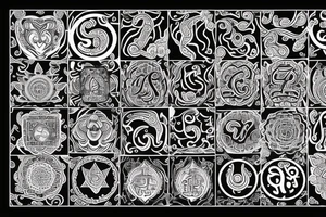 spiritual sign of great luck, bring fortune, om, Hindu, tattoo idea