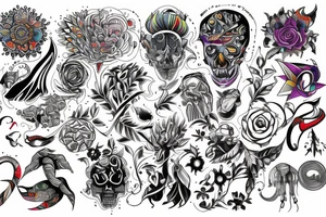 Psychedelic arm tattoo tattoo idea