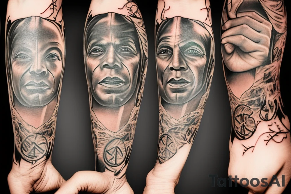 Father signature, peace, believe, truth, faith, monestry tattoo idea