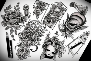 A scale of justice tattoo idea