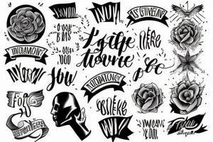 forearm tattoo motivation quotes tattoo idea