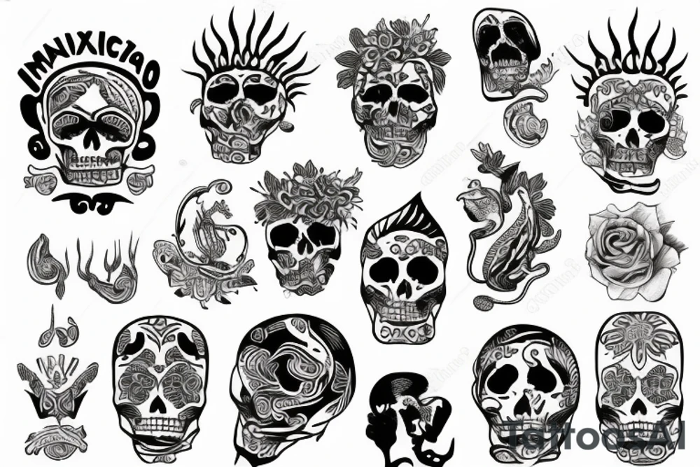 mexican tattoo idea