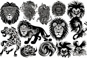 lion tattoo idea