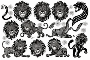 lion tattoo idea