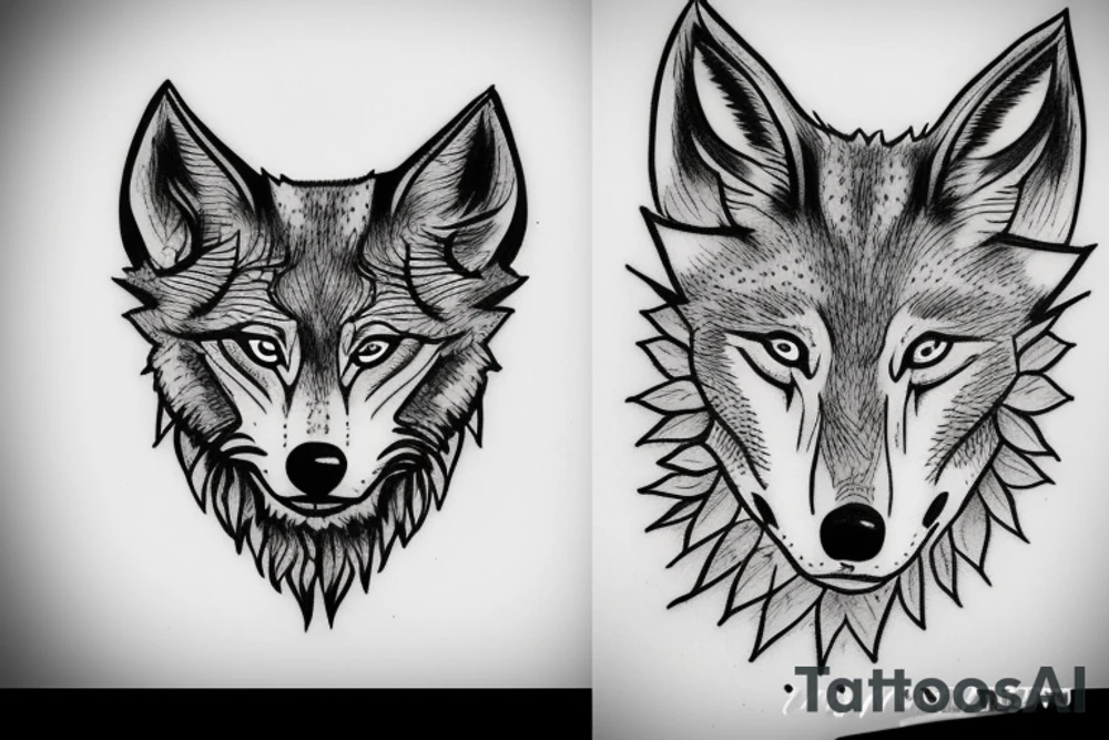 Forrest guard with wofl tattoo idea